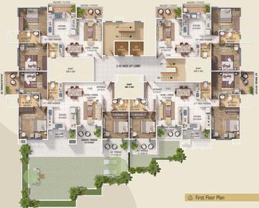 Project Image of 761.0 - 1081.88 Sq.ft 2 BHK Apartment for buy in A C Aanushree Residency