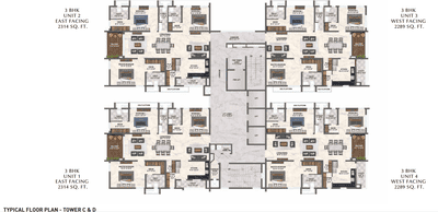 Project Image of 1679.0 - 3126.0 Sq.ft 3 BHK Apartment for buy in Zuari Gangothri Tribhuja
