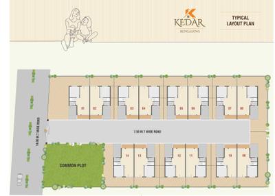 Project Image of 1486.39 - 1672.93 Sq.ft 4 BHK Villa for buy in Rameshwar Kedar Bunglows