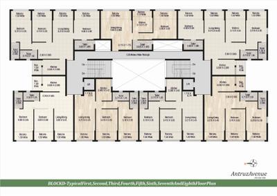 Project Image of 1140.11 - 1259.49 Sq.ft 2 BHK Apartment for buy in Antruz Avenue