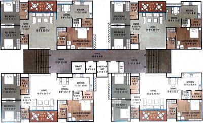 Project Image of 1256.04 - 4496.41 Sq.ft 3 BHK Apartment for buy in Shilpi Stellar Bliss