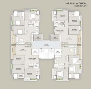 Project Image of 0.0 - 970.0 Sq.ft 3 BHK Apartment for buy in 7X Elegance