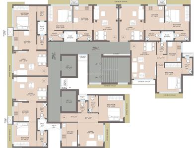Project Image of 352.95 - 523.88 Sq.ft 1 BHK Apartment for buy in Galaxy Heights Tower III Wing L to P