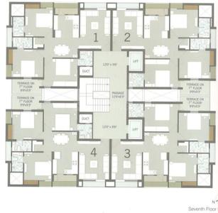 Project Image of 779.74 - 783.72 Sq.ft 3 BHK Apartment for buy in Metro Vivanta Heights
