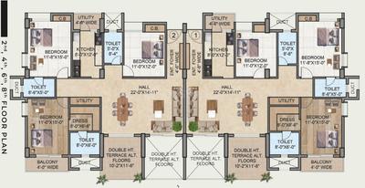 Project Image of 1979.0 - 4045.0 Sq.ft 3 BHK Apartment for buy in Serenity Height