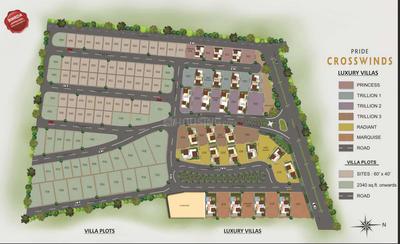 Project Image of 2400.0 - 5314.0 Sq.ft Residential Plot Plot for buy in Pride Crosswinds Villa Plots