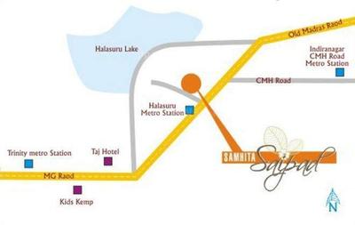 Project Image of 1135.0 - 1245.0 Sq.ft 2 BHK Apartment for buy in Samhita Saipad