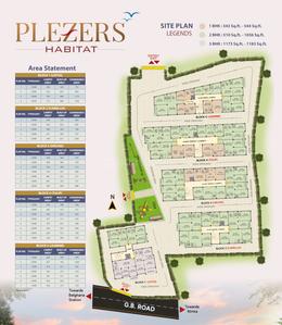 Project Image of 409.0 - 1183.0 Sq.ft 1 BHK Apartment for buy in Ensuit Plezers Habitat Phase 1