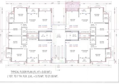 Project Image of 660.04 - 750.78 Sq.ft 2 BHK Apartment for buy in Aarya Shyam Heaven