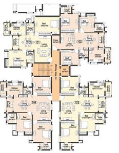 Project Image of 895.0 - 1170.0 Sq.ft 2 BHK Apartment for buy in Doshi Etopia II