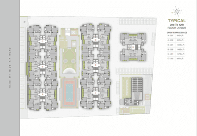 Project Image of 813.0 - 1090.0 Sq.ft 2 BHK Apartment for buy in Shree Siddheshwar Helicon
