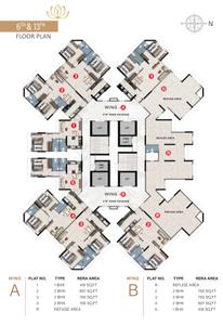 Project Image of 418.0 - 900.0 Sq.ft 1 BHK Apartment for buy in SD Crown