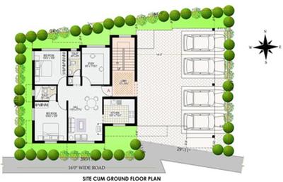 Project Image of 903 Sq.ft 2 BHK Apartment / Flat for sale in Choolaimedu for Rs. 9500000