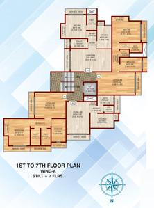 Project Image of 353.0 - 378.0 Sq.ft 1 BHK Apartment for buy in Kyraa Park