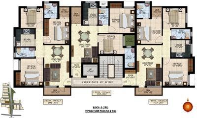 Project Image of 728.0 - 1500.0 Sq.ft 2 BHK Apartment for buy in SPS Brownstar