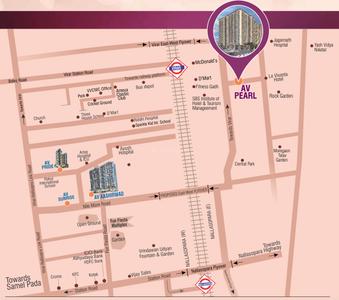 Project Image of 306.88 - 519.25 Sq.ft 1 BHK Apartment for buy in AV Pearl Bldg No 4 Wing A