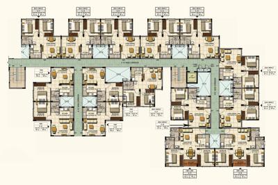 Project Image of 353.59 - 561.55 Sq.ft 1 BHK Apartment for buy in Akshaya Mann Vasanai
