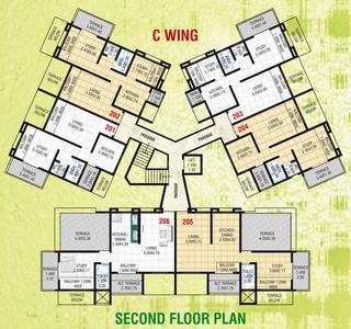 Project Image of 446.0 - 569.0 Sq.ft 1.5 BHK Apartment for buy in Saarvi Nisarg