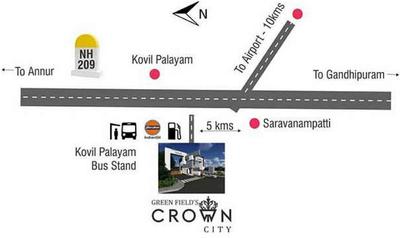 Project Image of 1000.0 - 2200.0 Sq.ft Residential Plot Plot for buy in Greenfield Crown City