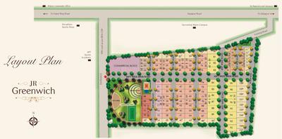 Project Image of 996.95 - 3185.26 Sq.ft Residential Plot Plot for buy in JR Greenwich Phase 4