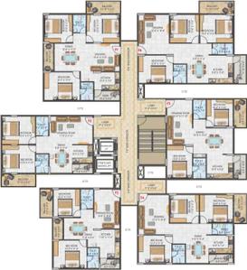 Project Image of 741.0 - 1335.0 Sq.ft 2 BHK Apartment for buy in Hi Life Greens