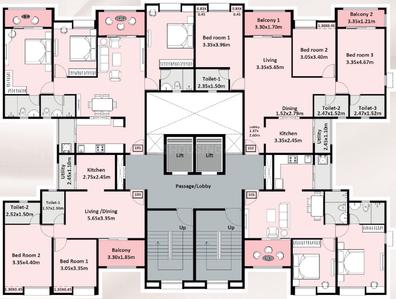 Project Image of 1050 Sq.ft 2 BHK Apartment / Flat for sale in Dhanori for Rs. 8800000