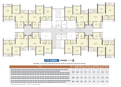 Project Image of 611.0 - 1204.0 Sq.ft 2 BHK Apartment for buy in VTP Sierra Phase 1