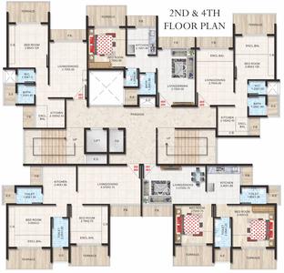 Project Image of 600.0 - 950.0 Sq.ft 1 BHK Apartment for buy in Reddys Jewel