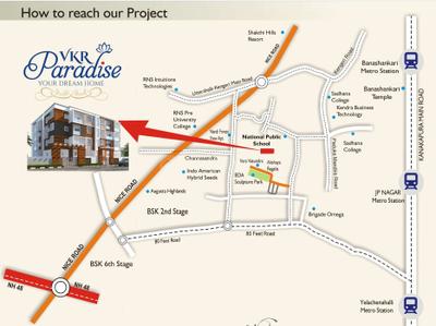 Project Image of 1160.0 - 1560.0 Sq.ft 2 BHK Apartment for buy in VKR Paradise