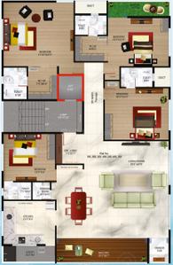 Project Image of 0.0 - 3666.0 Sq.ft 4 BHK Apartment for buy in Krishna Niwas