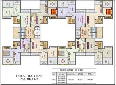 Project Image of 606.0 - 995.0 Sq.ft 1 BHK Apartment for buy in JP Harmony