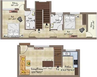 Project Image of 400.0 - 1220.0 Sq.ft 1 BHK Apartment for buy in Annai Avantika Villas