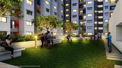 Project Image of 1079 Sq.ft 2 BHK Apartment / Flat for sale in Mahindra World City for Rs. 6900000