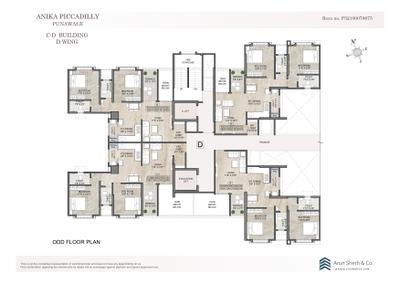 Project Image of 766.29 - 867.27 Sq.ft 2 BHK Apartment for buy in Anika Piccadilly