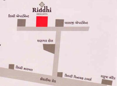 Riddhi Heights Location Plan 1