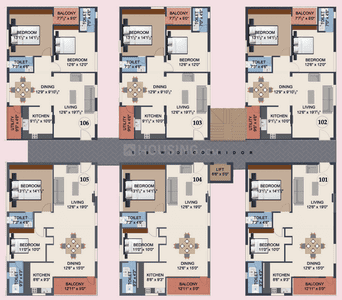 Project Image of 1269.0 - 1652.0 Sq.ft 2 BHK Apartment for buy in Shree Krishna Heights