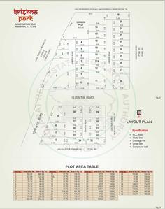 Krishna Park Layout Plan 1