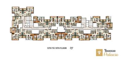 Project Image of 365.43 - 591.0 Sq.ft 1 BHK Apartment for buy in Thanekar Palacio