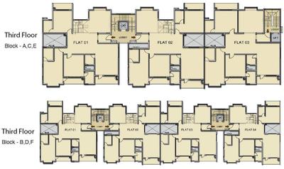 Project Image of 2101.0 - 2318.0 Sq.ft 3 BHK Apartment for buy in Ozone Urbana Belvedere