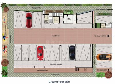 Project Image of 1509.0 - 1542.0 Sq.ft 3 BHK Apartment for buy in M K Meraki