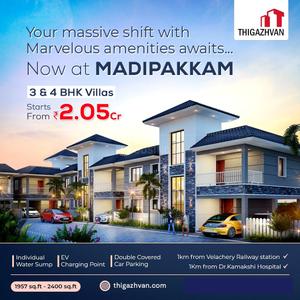 Project Image of 1957.0 - 2400.0 Sq.ft 3 BHK Villa for buy in Thigazhvan Estate Royale Mriga