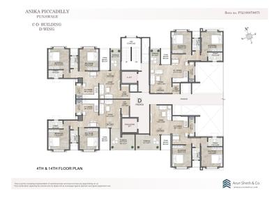 Project Image of 766.29 - 867.27 Sq.ft 2 BHK Apartment for buy in Anika Piccadilly