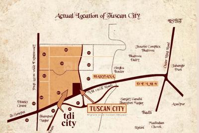 Project Image of 0.0 - 1390.0 Sq.ft 3 BHK Apartment for buy in TDI Tuscan City
