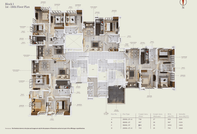 Project Image of 703.0 - 998.0 Sq.ft 2 BHK Apartment for buy in Salarpuria Suncrest Estate Phase II
