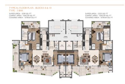 Project Image of 2500 Sq.ft 4 BHK Apartment / Flat for sale in Utrathiya for Rs. 34823250
