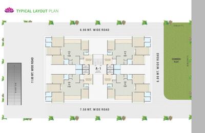 Project Image of 0.0 - 1966.03 Sq.ft 4 BHK Apartment for buy in Radhe Kalhar Greens