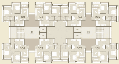 Project Image of 1360 Sq.ft 2 BHK Apartment / Flat for sale in South Bopal for Rs. 7200000