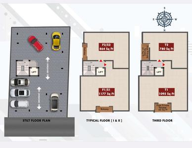 Project Image of 780.0 - 1177.0 Sq.ft 2 BHK Apartment for buy in AK Rudraksha