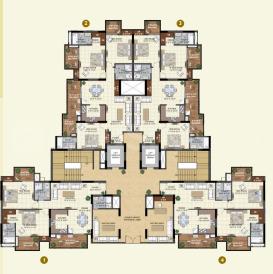 Project Image of 1195.0 - 1640.0 Sq.ft 2 BHK Apartment for buy in Omega Windsor Greens Phase 4