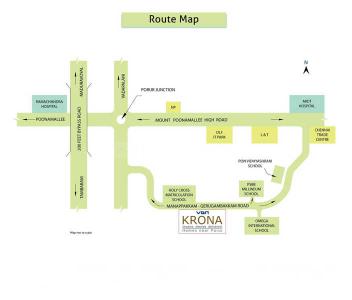 Project Image of 895.0 - 2000.0 Sq.ft 2 BHK Apartment for buy in VGN Krona Apartment